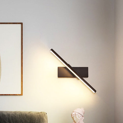 Scandinavian Long Rectangle Aluminum LED Wall Sconce Lamp