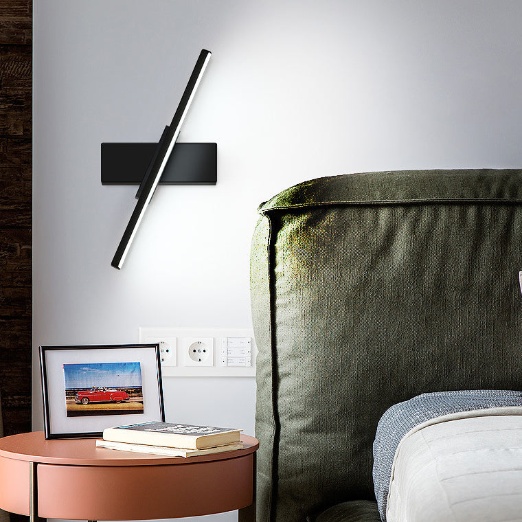 Scandinavian Long Rectangle Aluminum LED Wall Sconce Lamp
