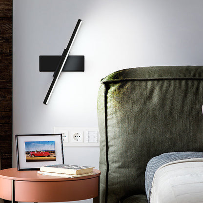 Scandinavian Long Rectangle Aluminum LED Wall Sconce Lamp