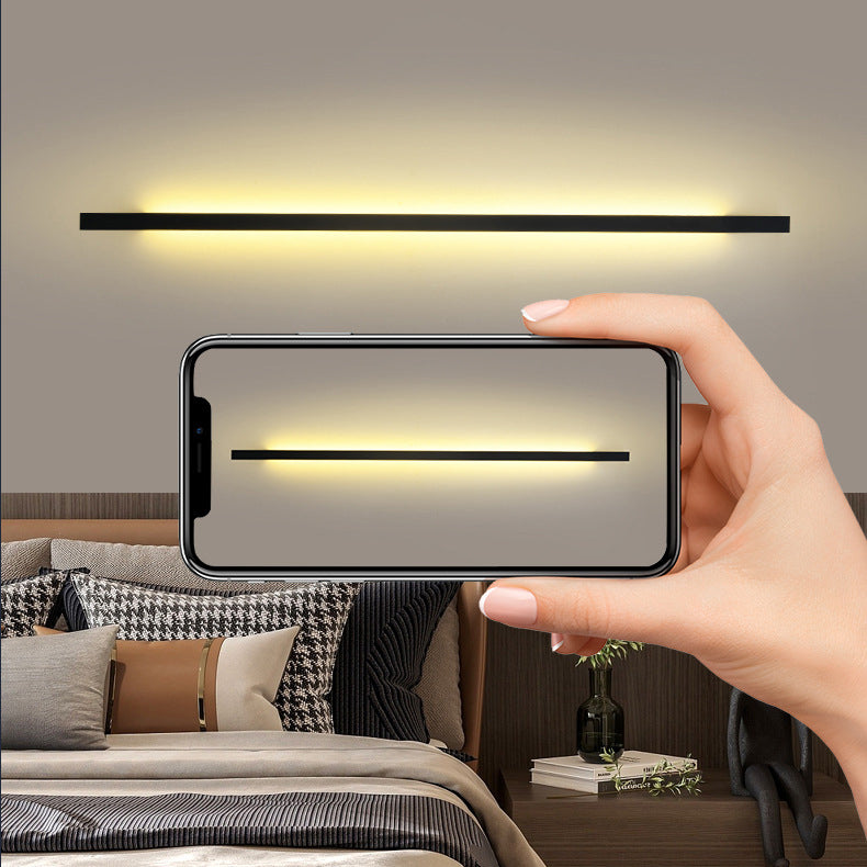 Rectangular Base Strip PC Aluminum LED Wall Sconce Lamp
