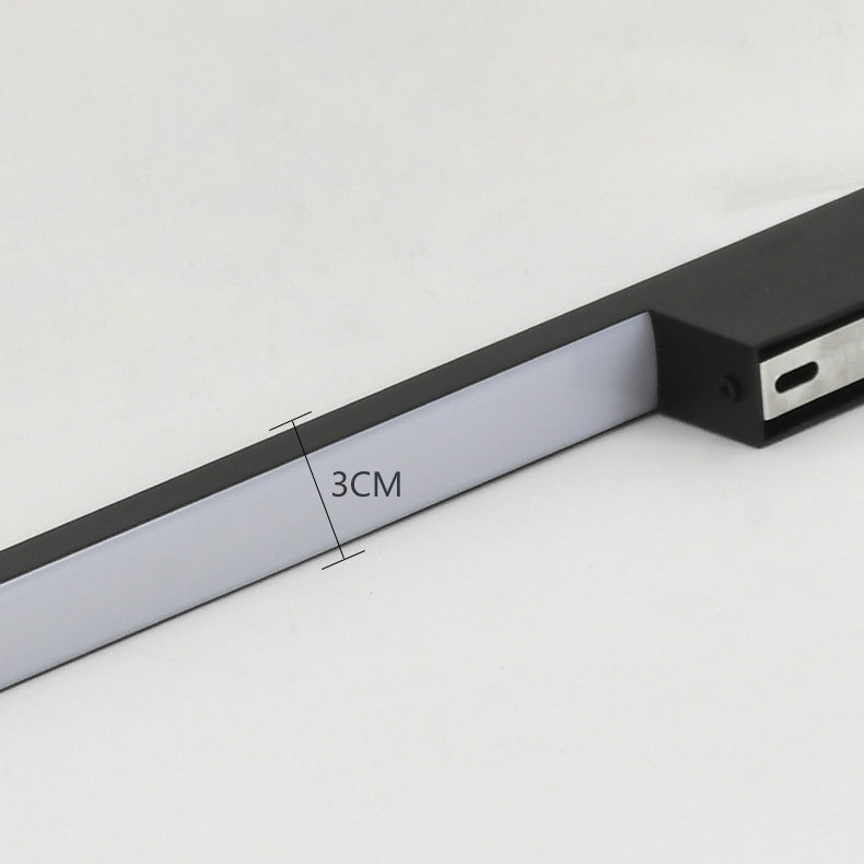 Rectangular Base Strip PC Aluminum LED Wall Sconce Lamp
