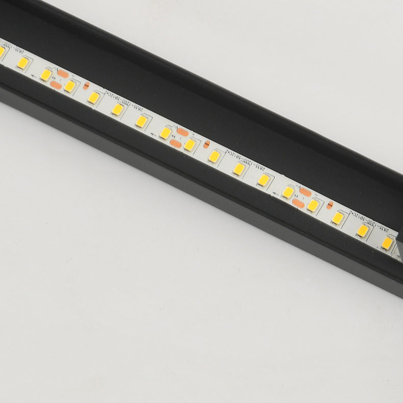 Rectangular Base Strip PC Aluminum LED Wall Sconce Lamp