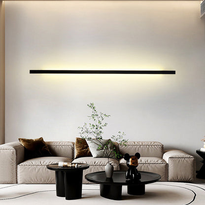 Rectangular Base Strip PC Aluminum LED Wall Sconce Lamp