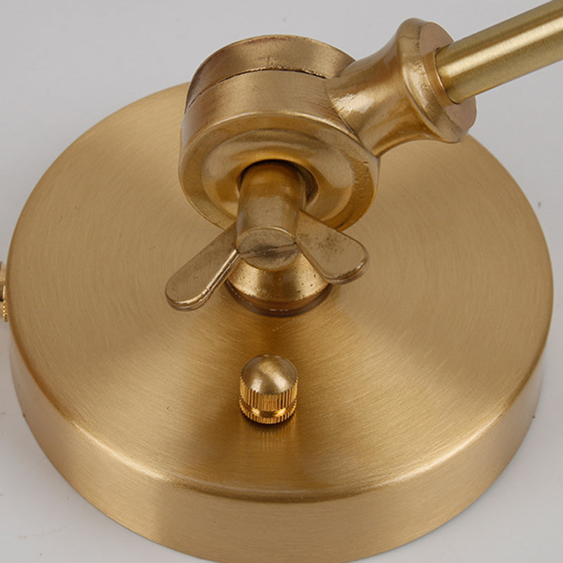 Japanese Glass Ceramic Brass 1-Light Wall Sconce Lamp