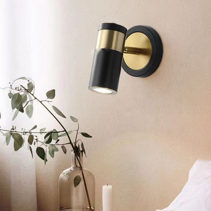 Scandinavian Round Curved Iron 1-Light Wall Sconce Lamp
