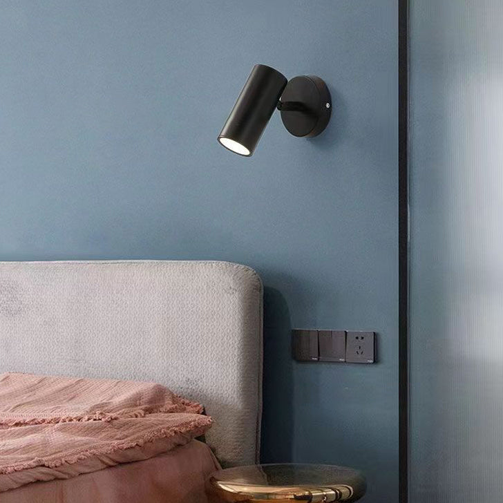 Scandinavian Round Curved Iron 1-Light Wall Sconce Lamp