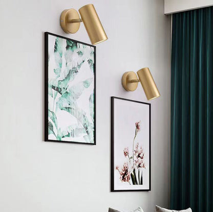 Scandinavian Round Curved Iron 1-Light Wall Sconce Lamp