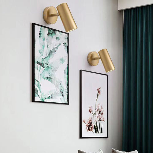 Scandinavian Round Curved Iron 1-Light Wall Sconce Lamp