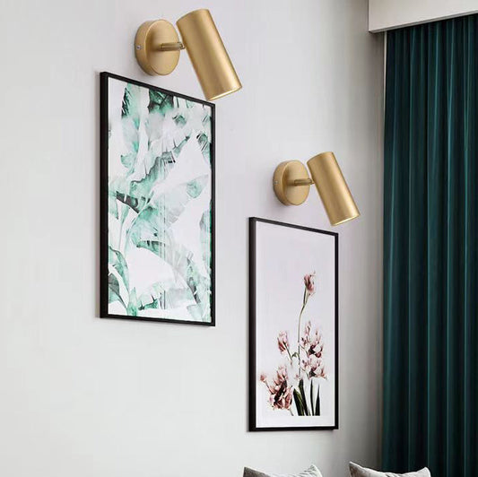 Scandinavian Round Curved Iron 1-Light Wall Sconce Lamp