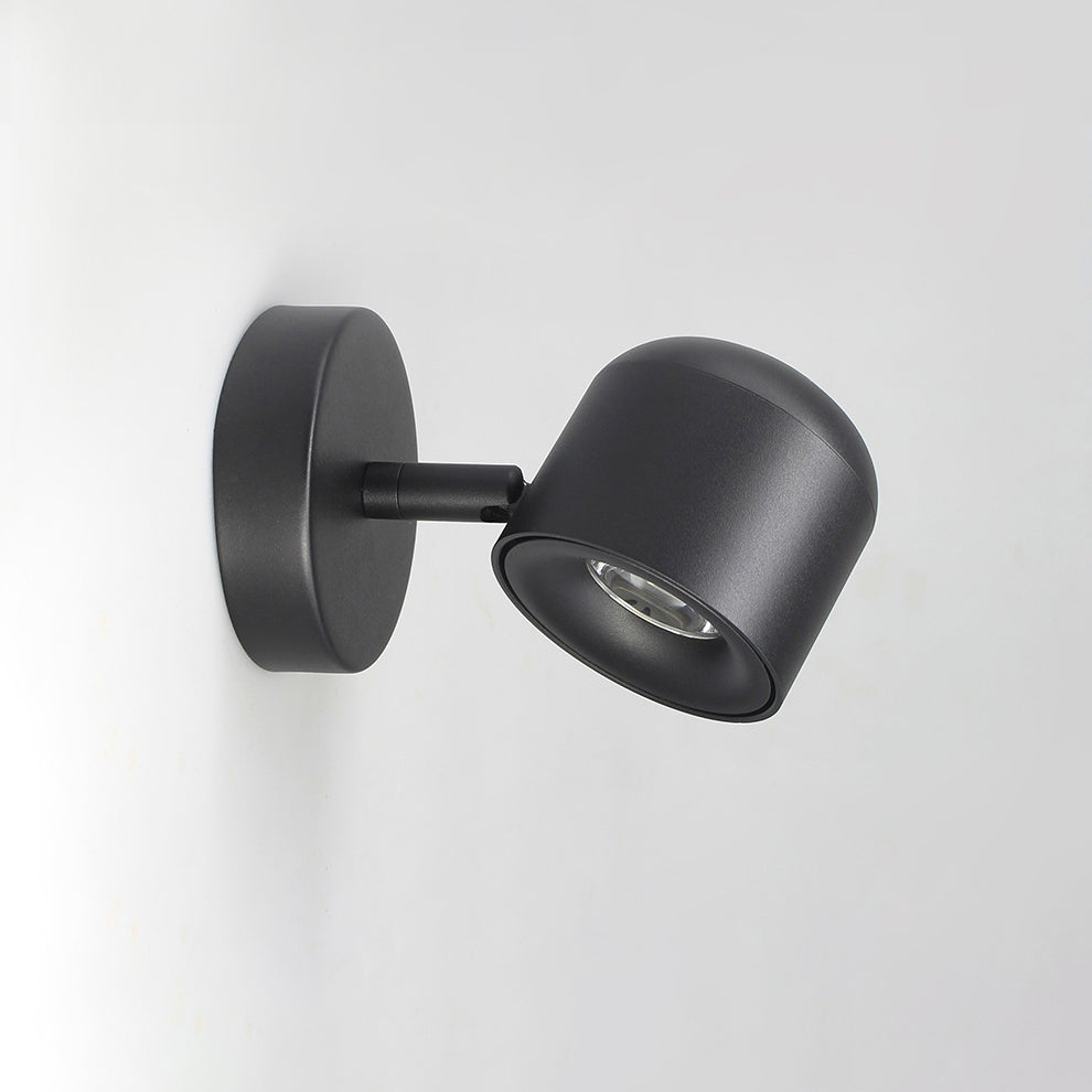 Cylinder Round Rotatable Aluminum LED Wall Sconce Lamp