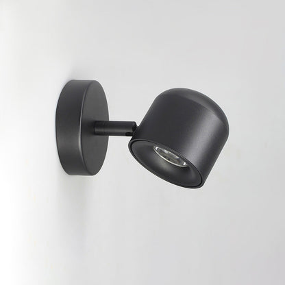 Cylinder Round Rotatable Aluminum LED Wall Sconce Lamp