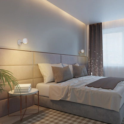 Cylinder Round Rotatable Aluminum LED Wall Sconce Lamp