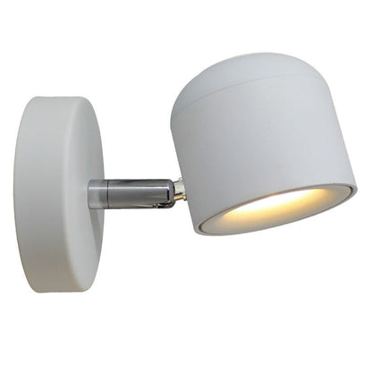 Cylinder Round Rotatable Aluminum LED Wall Sconce Lamp