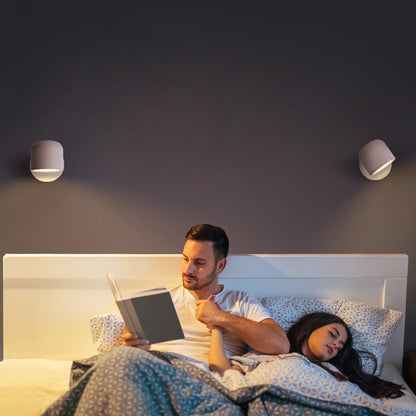 Cylinder Round Rotatable Aluminum LED Wall Sconce Lamp