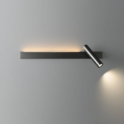 Rectangular Cylinder Acrylic Copper LED Wall Sconce Lamp