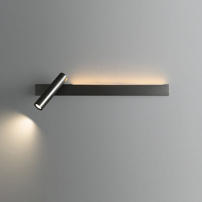 Rectangular Cylinder Acrylic Copper LED Wall Sconce Lamp