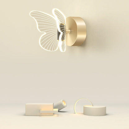 Scandinavian Acrylic Hardware LED Wall Sconce Lamp