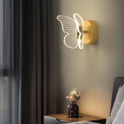 Scandinavian Acrylic Hardware LED Wall Sconce Lamp