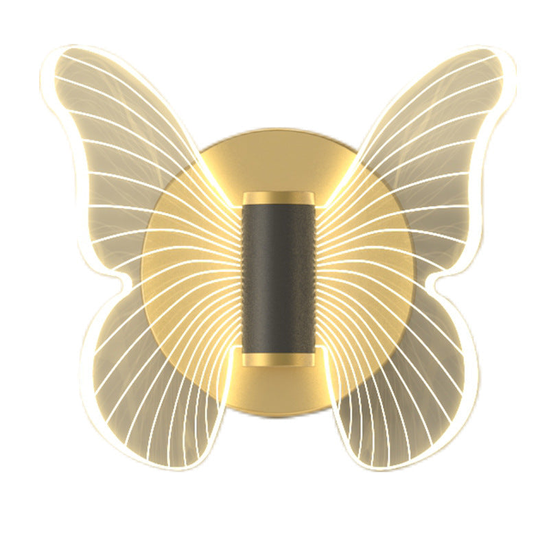 Scandinavian Acrylic Hardware LED Wall Sconce Lamp