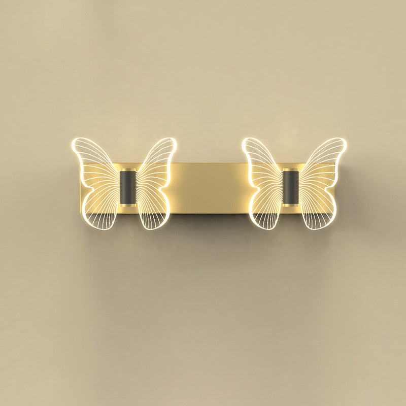 Scandinavian Acrylic Hardware LED Wall Sconce Lamp