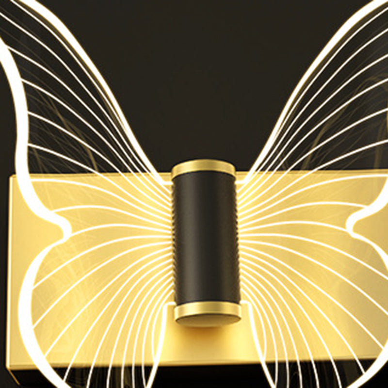 Scandinavian Acrylic Hardware LED Wall Sconce Lamp