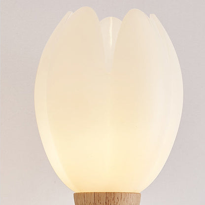 Scandinavian Round PVC Iron Wood 1-Light Wall Sconce Lamp