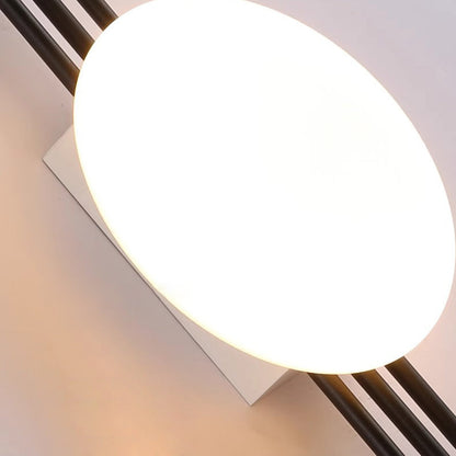 Scandinavian Round Acrylic Iron LED Wall Sconce Lamp