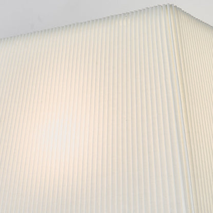 Scalloped Square Fabric Iron 1-Light Wall Sconce Lamp
