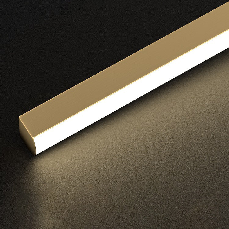 Copper Silicone Line Wave Circle LED Wall Sconce Lamp