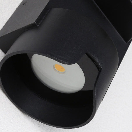 Simplicity Aluminium Glass Cylinder LED Wall Sconce Lamp