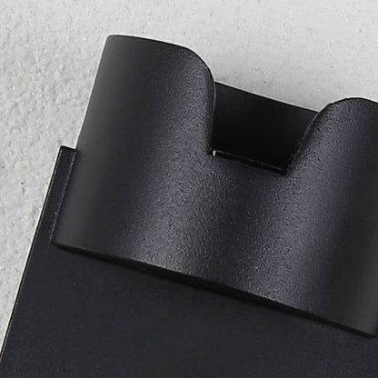 Simplicity Aluminium Glass Cylinder LED Wall Sconce Lamp