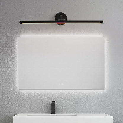 Modern Minimalist Copper Acrylic Strip LED Wall Sconce Lamp Vanity Light For Bathroom