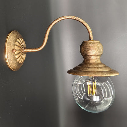 Contemporary Industrial Iron Conic 1-Light Wall Sconce Lamp