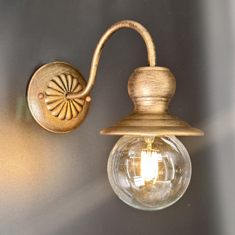 Contemporary Industrial Iron Conic 1-Light Wall Sconce Lamp