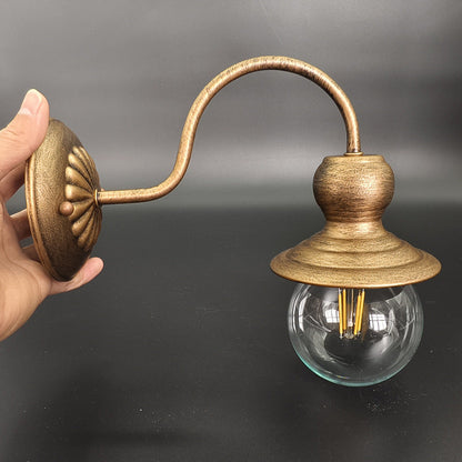 Contemporary Industrial Iron Conic 1-Light Wall Sconce Lamp