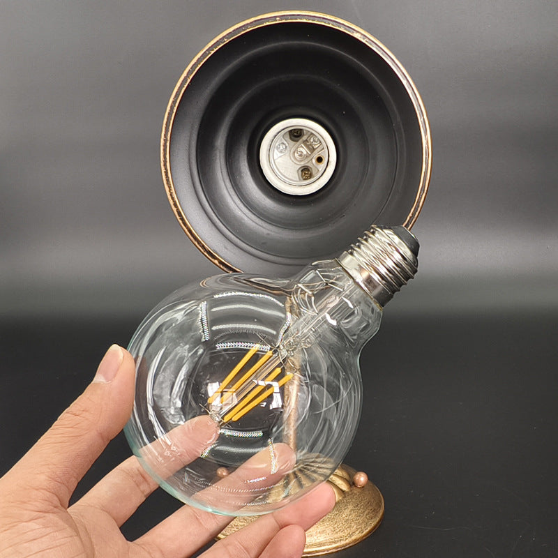 Contemporary Industrial Iron Conic 1-Light Wall Sconce Lamp