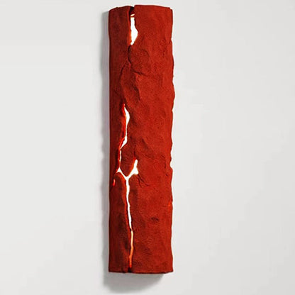 Scandinavian Tree Stump Rock-Like 1-Light Wall Sconce Lamp