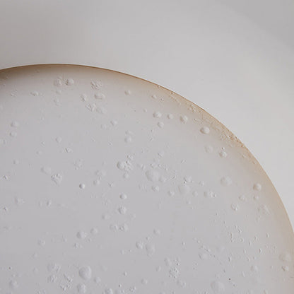 Minimalist Plaster Round Moon Embedded LED Wall Sconce Lamp