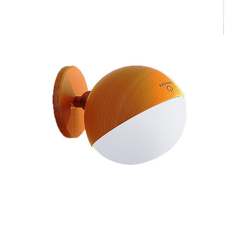 Simplicity Ball Rotatable Rechargeable LED Wall Sconce Lamp