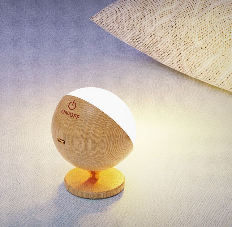 Simplicity Ball Rotatable Rechargeable LED Wall Sconce Lamp