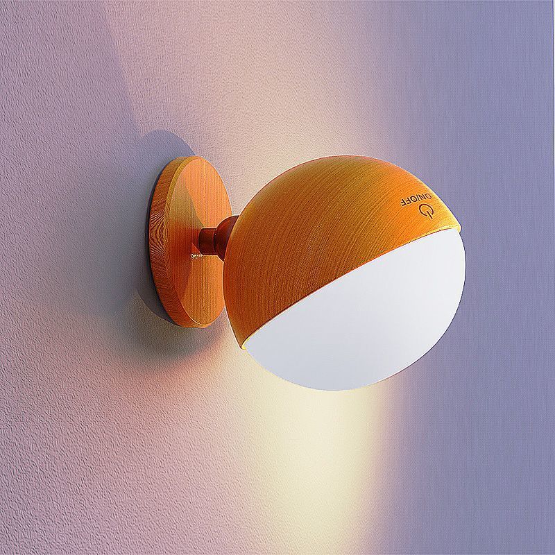 Simplicity Ball Rotatable Rechargeable LED Wall Sconce Lamp