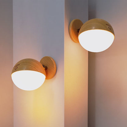 Simplicity Ball Rotatable Rechargeable LED Wall Sconce Lamp