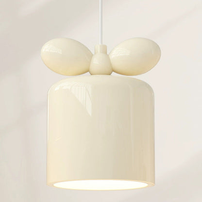 Resin Metal Cylinder Conic Ball 1-Light Wall Sconce Lamp