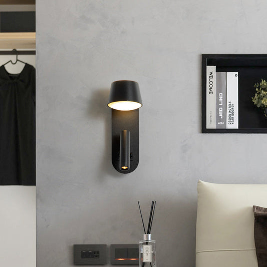 Rotatable Elliptical With Spotlight LED Wall Sconce Lamp