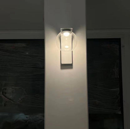 Simplicity Acrylic Ball Bended Arm LED Wall Sconce Lamp