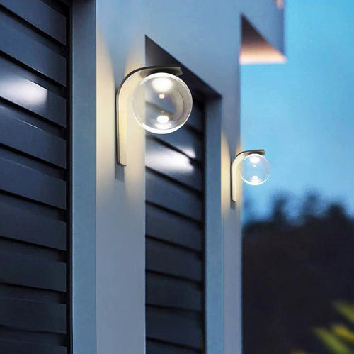 Simplicity Acrylic Ball Bended Arm LED Wall Sconce Lamp