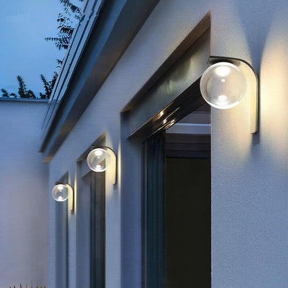 Simplicity Acrylic Ball Bended Arm LED Wall Sconce Lamp