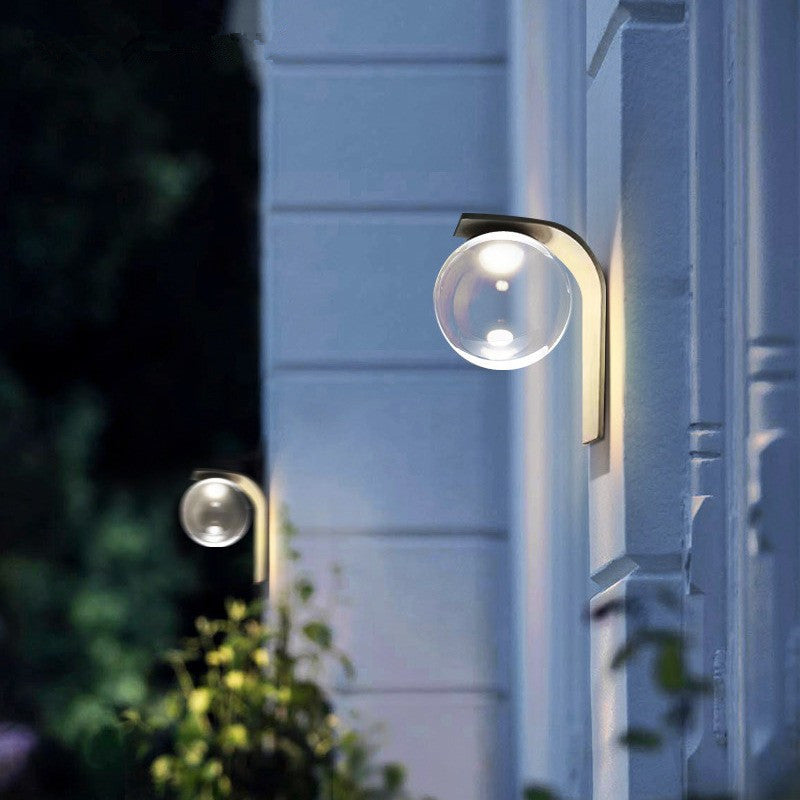 Simplicity Acrylic Ball Bended Arm LED Wall Sconce Lamp