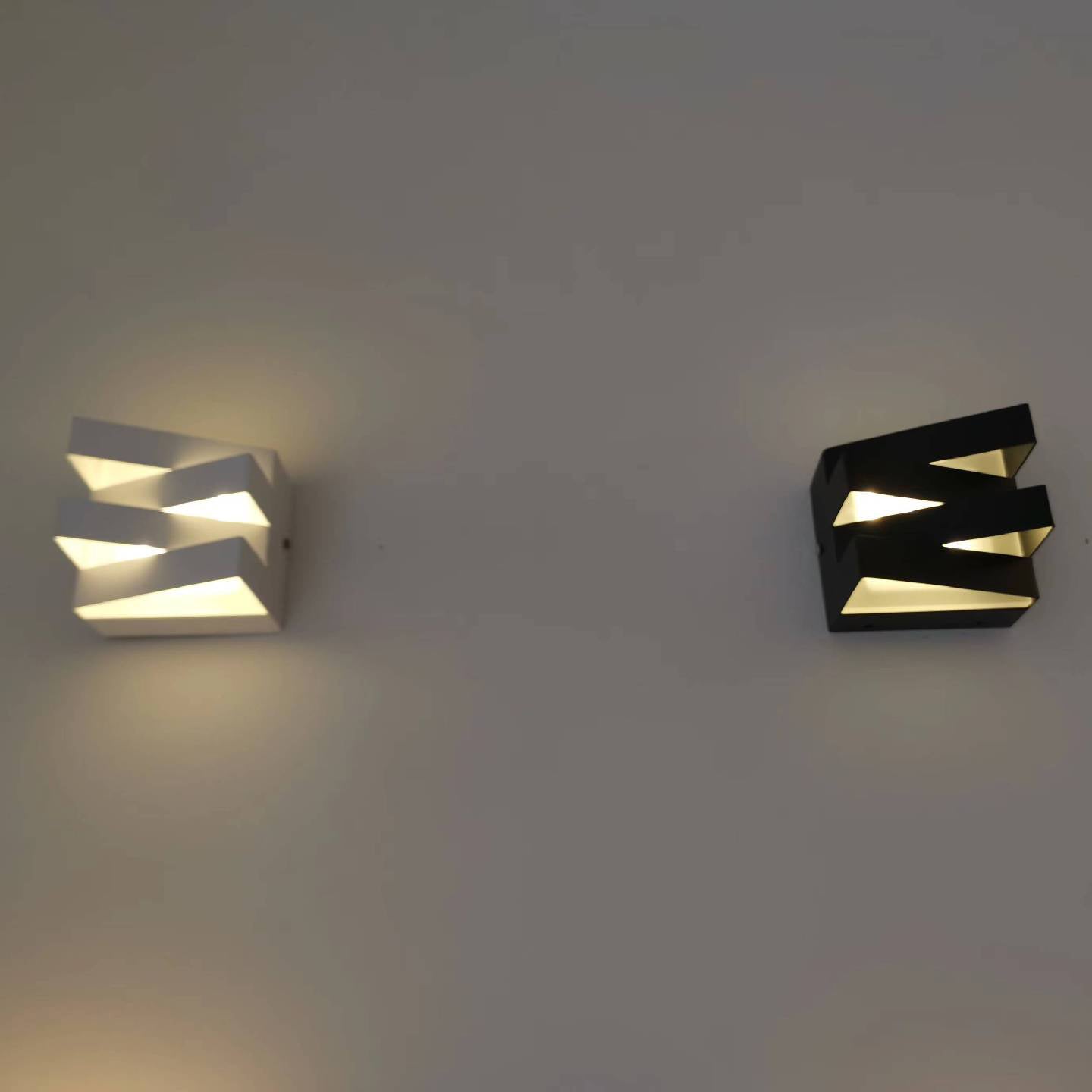 Creative Iron Rectangular Up And Down LED Wall Sconce Lamp