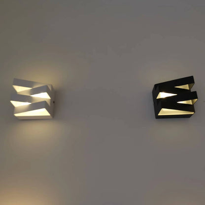 Creative Iron Rectangular Up And Down LED Wall Sconce Lamp